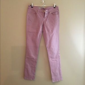 Mossimo Lavender Skinny Jeans, Size 2